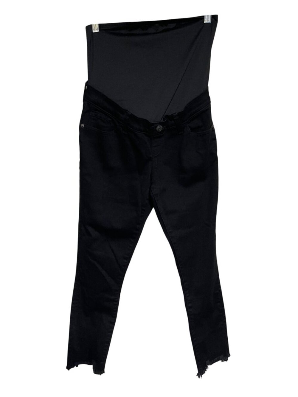 Abercrombie & Fitch Maternity Super Skinny Ankle Black Jeans Size 27 4R Stretch